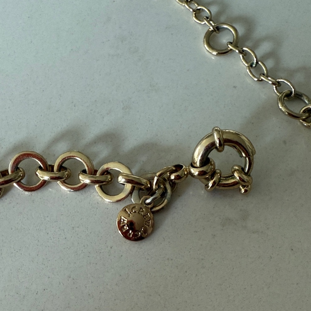 J. Crew Blue and Gold Necklace - Picture 4 of 6